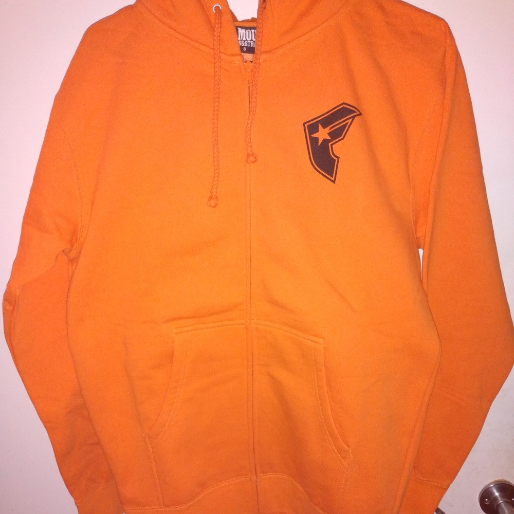 Mens S hoodie orange